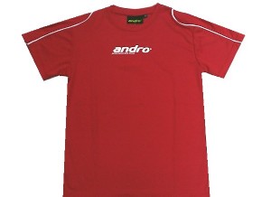 Andro 吸濕排汗T恤　No.104-紅 (台灣製) 